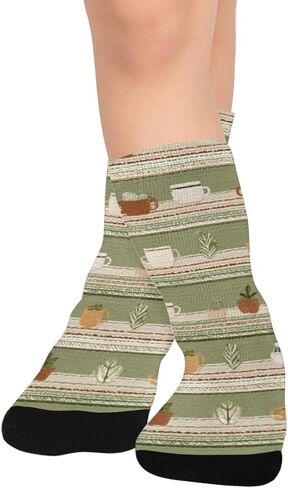 جوارب المشي لمسافات طويلة مطبوعة من Mint Kitchen - جوارب شتوية حرارية سميكة دافئة للأطفال الصغار للأولاد والبنات للمدرسة، والارتداء اليومي والأنشطة الخارجية in Kuwait