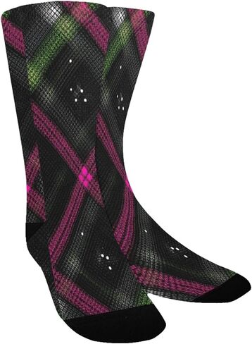 جوارب المشي لمسافات طويلة باللون الأخضر الفاتح - جوارب شتوية حرارية سميكة دافئة للأولاد والبنات الصغار للمدرسة، والارتداء اليومي والأنشطة الخارجية in Kuwait