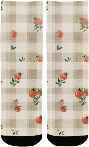 جوارب لطيفة منقوشة على شكل فراولة للمشي لمسافات طويلة - جوارب شتوية حرارية سميكة دافئة للأطفال الصغار للأولاد والبنات للمدرسة، والارتداء اليومي والأنشطة الخارجية in Kuwait