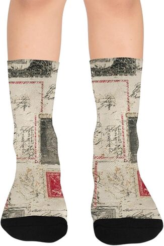 جوارب المشي لمسافات طويلة رمادية اللون - جوارب شتوية حرارية سميكة دافئة للأطفال الصغار للأولاد والبنات للمدرسة، والارتداء اليومي والأنشطة الخارجية in Kuwait