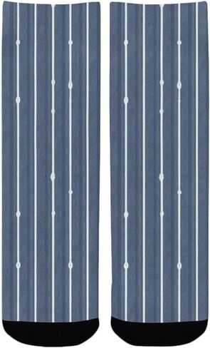 جوارب مشي فنية مطبوعة على شكل صدفة نيلي - جوارب شتوية حرارية سميكة دافئة للأولاد والبنات الصغار للمدرسة، والارتداء اليومي والأنشطة الخارجية in Kuwait