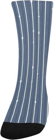 جوارب مشي فنية مطبوعة على شكل صدفة نيلي - جوارب شتوية حرارية سميكة دافئة للأولاد والبنات الصغار للمدرسة، والارتداء اليومي والأنشطة الخارجية in Kuwait