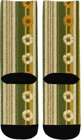 جوارب مشي ربيعية مطبوعة مخططة من Sunny - جوارب شتوية حرارية سميكة دافئة للأولاد والبنات الصغار للمدرسة، والارتداء اليومي والأنشطة الخارجية in Kuwait