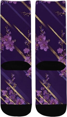 جوارب أنيقة للمشي على شكل فن الأزهار - جوارب شتوية حرارية سميكة دافئة للأطفال الصغار للأولاد والبنات للمدرسة، والارتداء اليومي والأنشطة الخارجية in Kuwait