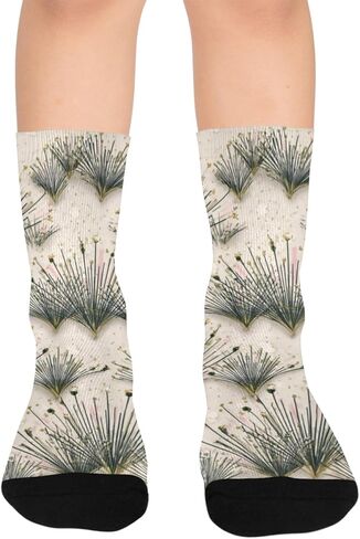 جوارب Art Fan Glow Green للمشي لمسافات طويلة - جوارب شتوية حرارية سميكة دافئة للأولاد والبنات الصغار للمدرسة، والارتداء اليومي والأنشطة الخارجية in Kuwait