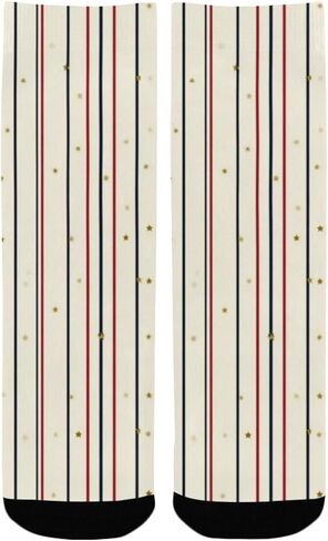 جوارب للمشي لمسافات طويلة مطبوعة بخطوط منقطة - جوارب شتوية حرارية سميكة دافئة للأطفال الصغار للأولاد والبنات للمدرسة، والارتداء اليومي والأنشطة الخارجية in Kuwait