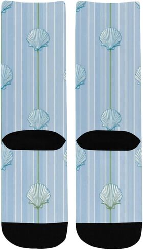 جوارب Ocean Wave الناعمة باللون الأزرق للمشي لمسافات طويلة - جوارب شتوية حرارية سميكة دافئة للأطفال الصغار للأولاد والبنات للمدرسة، والارتداء اليومي والأنشطة الخارجية in Kuwait