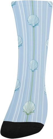 جوارب Ocean Wave الناعمة باللون الأزرق للمشي لمسافات طويلة - جوارب شتوية حرارية سميكة دافئة للأطفال الصغار للأولاد والبنات للمدرسة، والارتداء اليومي والأنشطة الخارجية in Kuwait