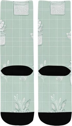 جوارب لطيفة منقوشة على شكل زهور فنية - جوارب شتوية سميكة دافئة للأولاد والبنات الصغار للمدرسة، والارتداء اليومي والأنشطة الخارجية in Kuwait