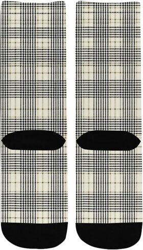 جوارب كلاسيكية منقوشة باللون الرمادي للمشي لمسافات طويلة - جوارب شتوية حرارية سميكة دافئة للأطفال الصغار للأولاد والبنات للمدرسة، والارتداء اليومي والأنشطة الخارجية in Kuwait