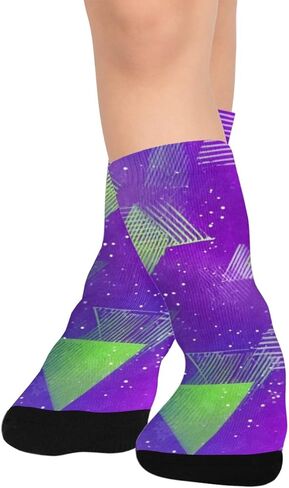 جوارب Galaxy Prism Glow للمشي لمسافات طويلة - جوارب شتوية حرارية سميكة دافئة للأولاد والبنات للمدرسة، والارتداء اليومي والأنشطة الخارجية in Kuwait