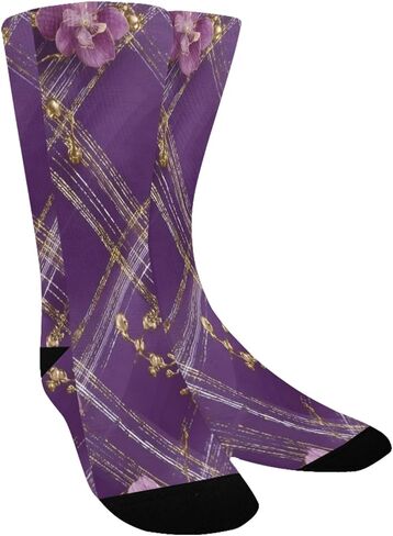 جوارب ريجال أوركيد منقوشة للمشي لمسافات طويلة - جوارب شتوية حرارية سميكة دافئة للأولاد والبنات الصغار للمدرسة، والارتداء اليومي والأنشطة الخارجية in Kuwait