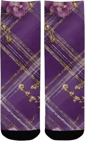 جوارب ريجال أوركيد منقوشة للمشي لمسافات طويلة - جوارب شتوية حرارية سميكة دافئة للأولاد والبنات الصغار للمدرسة، والارتداء اليومي والأنشطة الخارجية in Kuwait