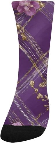 جوارب ريجال أوركيد منقوشة للمشي لمسافات طويلة - جوارب شتوية حرارية سميكة دافئة للأولاد والبنات الصغار للمدرسة، والارتداء اليومي والأنشطة الخارجية in Kuwait