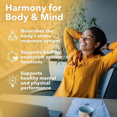 LifeSeasons Adrenal-T - مكمل دعم تعب الغدة الكظرية - يساعد على خفض الكورتيزول - تجنب الإرهاق - يساعد على إدارة الإجهاد - التنشيط - مع محولات أشواغاندا - 60 كبسولة in Kuwait