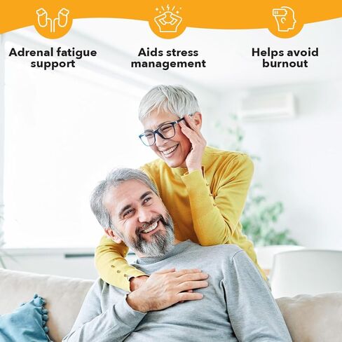 LifeSeasons Adrenal-T - مكمل دعم تعب الغدة الكظرية - يساعد على خفض الكورتيزول - تجنب الإرهاق - يساعد على إدارة الإجهاد - التنشيط - مع محولات أشواغاندا - 60 كبسولة in Kuwait