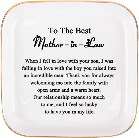 والدة هدايا العريس مجوهرات صينية من العروس ، عيد ميلاد عيد الميلاد عيد ميلاد هدايا الأم للأم في قانون العريس من طبق الطبق الخاتم العروس in Kuwait