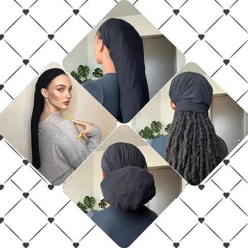 Upgraded Hair Weave Sleeve for Locs - Highly Elastic and Bigger Design Loc Sleeve for Dreadlocks Women, Comfortable, Breathable in Kuwait