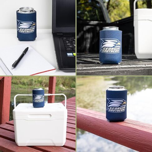 Desert Cactus Georgia Southern University Can Insulator GSU Eagles Beverage Cooler 1 Pack Foam 12oz Can Holder Single Sided (Design A) in Saudi Arabia