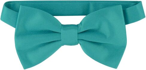 Vesuvio Napoli Bowtie Solid Silver Gray Color Men Men's Boy for Tuxedo أو بدلة in Kuwait