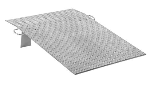 Vestil AH-3648 Aluminum Hand Truck Dock Plate 36 In. x 48 In. 700 Lb. Capacity Silver in Saudi Arabia