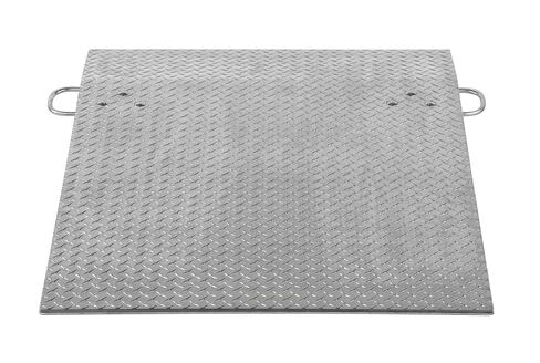 Vestil AH-3648 Aluminum Hand Truck Dock Plate 36 In. x 48 In. 700 Lb. Capacity Silver in Saudi Arabia