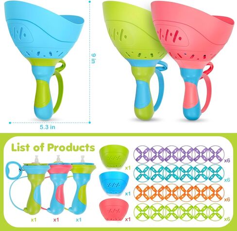 ألعاب خارجية للأطفال من سن 4 إلى 8 سنوات، 3 عبوات من ألعاب الصيد الطائرة، ألعاب مطاردة يدوية خارجية للأعمار من 3 إلى 7 سنوات، ألعاب عائلية ممتعة للأولاد والبنات من عمر 2 3 4 5 6 in Kuwait