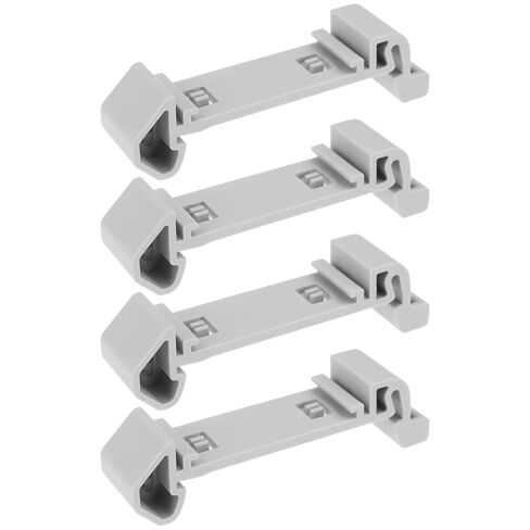 ECSiNG 4PCS DIN Rail Adapter PTFIX-NS35A 3274056 Compatible with NS 35 Can Accommodate 2.5 mm2 and 4 mm2 FIX Modules in Saudi Arabia