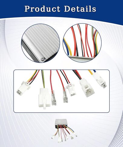 ZK2430-D-FS-ROHS 24V 4-Wire Electrical Controller Fits for Razor MX350/MX400 (V33+) - for Versions 33+ Only,Replacement Controller for Electric Rocket Scooter, Bicycle, Dirt Bike, Pocket Scooters. in Saudi Arabia