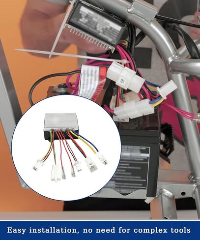 ZK2430-D-FS-ROHS 24V 4-Wire Electrical Controller Fits for Razor MX350/MX400 (V33+) - for Versions 33+ Only,Replacement Controller for Electric Rocket Scooter, Bicycle, Dirt Bike, Pocket Scooters. in Saudi Arabia