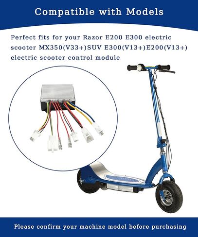 ZK2430-D-FS-ROHS 24V 4-Wire Electrical Controller Fits for Razor MX350/MX400 (V33+) - for Versions 33+ Only,Replacement Controller for Electric Rocket Scooter, Bicycle, Dirt Bike, Pocket Scooters. in Saudi Arabia