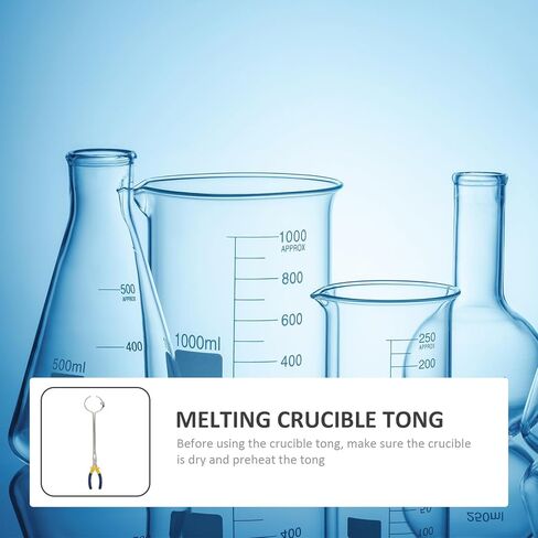 BESTYASH Graphite Crucible Clamp 40cm Long Melting Furnace Tong Metal Refining Tool for Gold Casting and Jewelry Furnace Use in Kuwait