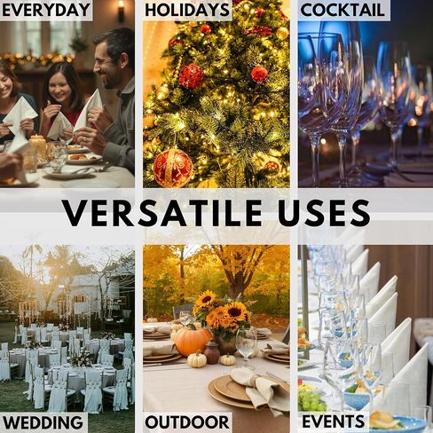 Native Fab Cloth Napkin Set of 12, 100% Cotton, Washable, Reusable Dinner Cloth Napkin 17x17 inches, Table Decor Napkins for Dinner, Events, Red in Kuwait