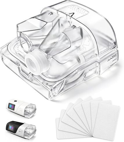 غرفة المياه لجهاز AirSense 11 مع مرشحات CPAP، 24 عبوة من المرشحات مناسبة تمامًا وخزان مياه محكم الغلق متوافق مع أجهزة AirSense 11 وAirCurve 11، ومستلزمات CPAP S11 الموثوقة in Kuwait