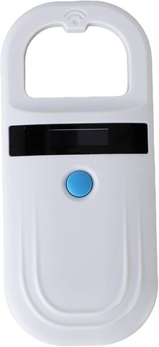 Asixxsix Pet Microchip Reader, Rechargeable Handheld Animal Chip Scanner with 1000 Records Storage for EMID FDX B (Style 1) in Saudi Arabia