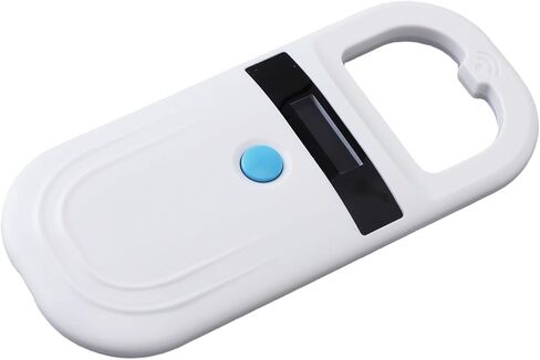 Asixxsix Pet Microchip Reader, Rechargeable Handheld Animal Chip Scanner with 1000 Records Storage for EMID FDX B (Style 1) in Saudi Arabia