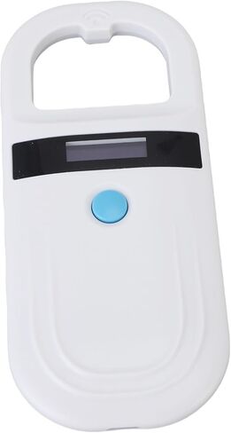 Asixxsix Pet Microchip Reader, Rechargeable Handheld Animal Chip Scanner with 1000 Records Storage for EMID FDX B (Style 1) in Saudi Arabia