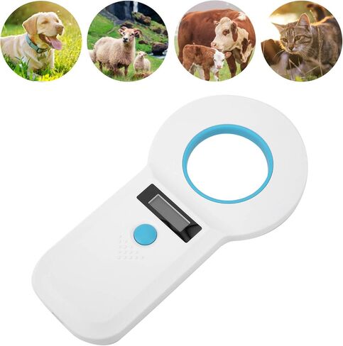 ماسح ضوئي لرقاقة الحيوانات الأليفة، ماسح ضوئي لقارئ شرائح RFID EMID صغير قابل لإعادة الشحن لـ RFID 34.2 كيلو هرتز / 125 كيلو هرتز، دعم قابل لإعادة الشحن لـ EMID/FDX - B in Saudi Arabia