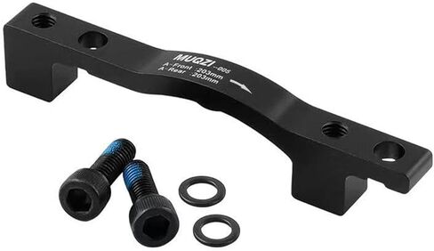 MTB Disc Brake Adapter Post Mount to is – CNC Aluminum Alloy +40 mm Rotor Increase – Compatible with 160/180/mm Rotors – Front & Rear – Bolts & Spacers Included in Saudi Arabia