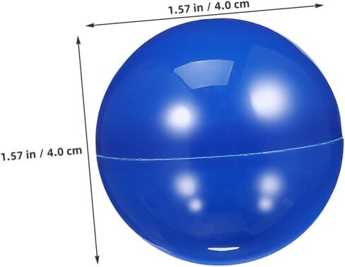 Cabilock 20pcs Raffle Drawing Balls Blue Bingo Calling Balls for Game Nights Prize Raffles and Party Activities Hollow Plastic Spheres in Saudi Arabia