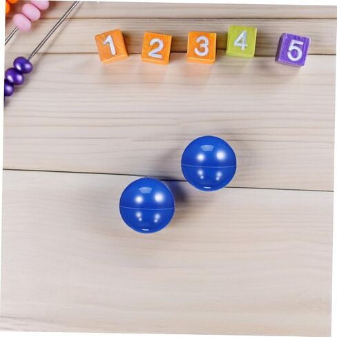 Cabilock 20pcs Raffle Drawing Balls Blue Bingo Calling Balls for Game Nights Prize Raffles and Party Activities Hollow Plastic Spheres in Saudi Arabia