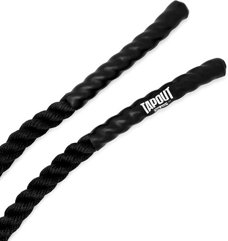 Tapout 9.5-Foot Battle Rope - Compact & Durable, Perfect for Full-Body Workouts, Home Gym Training (1 inch Diameter) in Kuwait