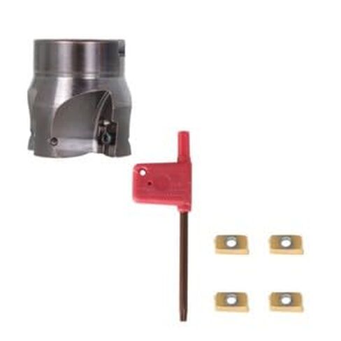 #US R8 FMB22 Shank Mill Arbor + 400R 50MM End Milling +4 APMT1604 Inserts in Saudi Arabia