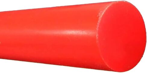 1pc Soft Rubber Solid Polyurethane Round Rod Metric, Diameter 20-50mm Optional, Length 500mm, Wear-Resistant, Shock-Absorbing(50mm X 500mm) in Kuwait