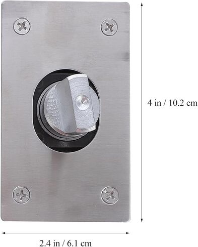 PartyKindom Stainless Steel Wood Door Pivot Hinge 360-degree Revolving Heavy Duty Hinge for Industrial and Residential Doors in Saudi Arabia