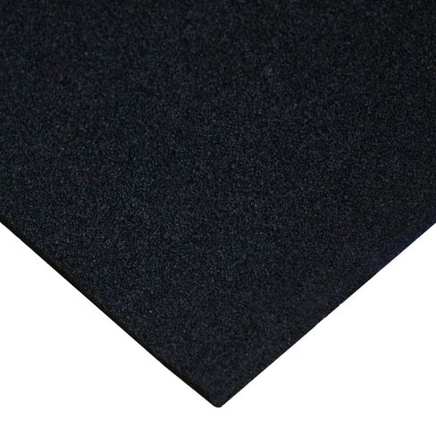 Rubber-Cal Open Cell Rubber - EPDM - 1/2" Thick x 39" Width x 78" Length - Black in Saudi Arabia