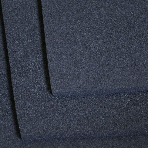Rubber-Cal Open Cell Rubber - EPDM - 1/2" Thick x 39" Width x 78" Length - Black in Saudi Arabia