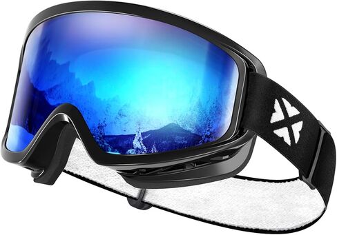 MAXJULI Ski Goggles Snow Snowboard Goggles for Men Women Anti-Fog HD Lens M7 in Saudi Arabia