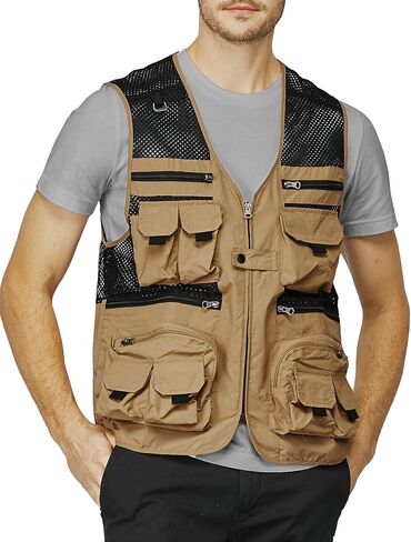 H2H Men's Active Wear Outdoor Vests Work Safari Fishing Travel Utility Summer Vest in Saudi Arabia