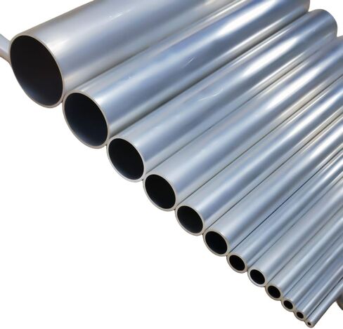 3 Pcs Aluminum Alloy Round Pipe Wall Thickness 2mm Outer Diameter 60mm(2.3622") Inner Diameter 56mm(2.2047") Length 300mm (11.811") Hard Straight Metal Pipe AL6063 Used for DIY(60x56x300mm) in Saudi Arabia